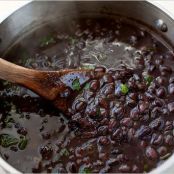SIMMERED BLACK BEANS